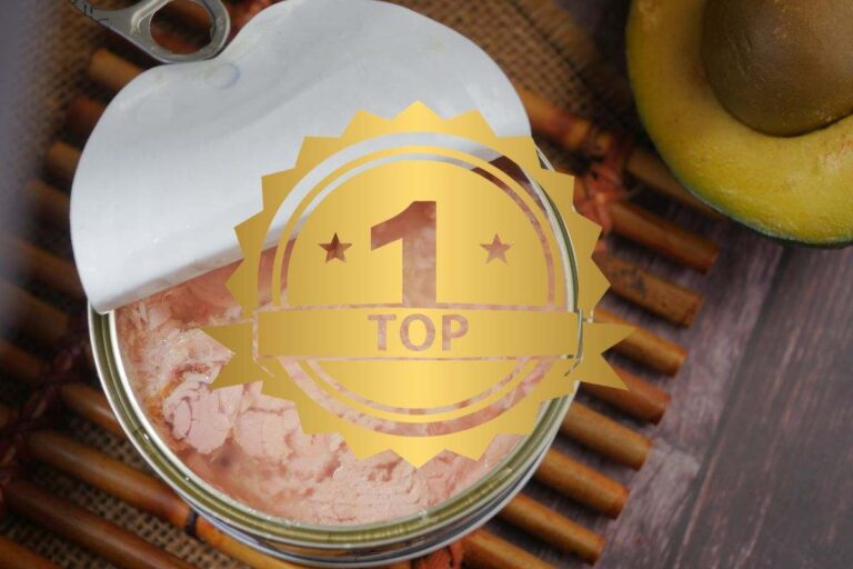 tonno in scatola e simbolo di top